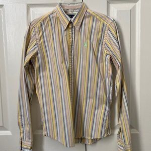 Ralph Lauren 100% multi colored top, size 2